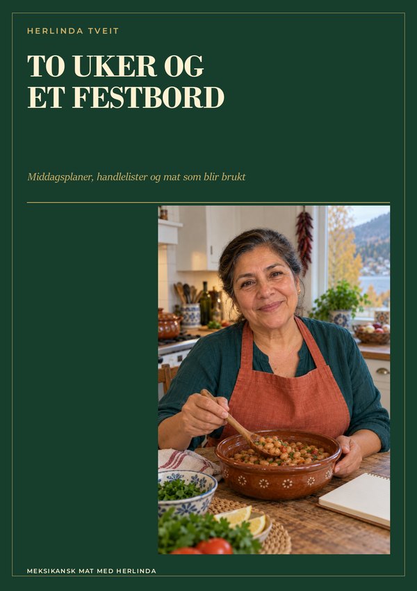 To uker og et festbord omslag